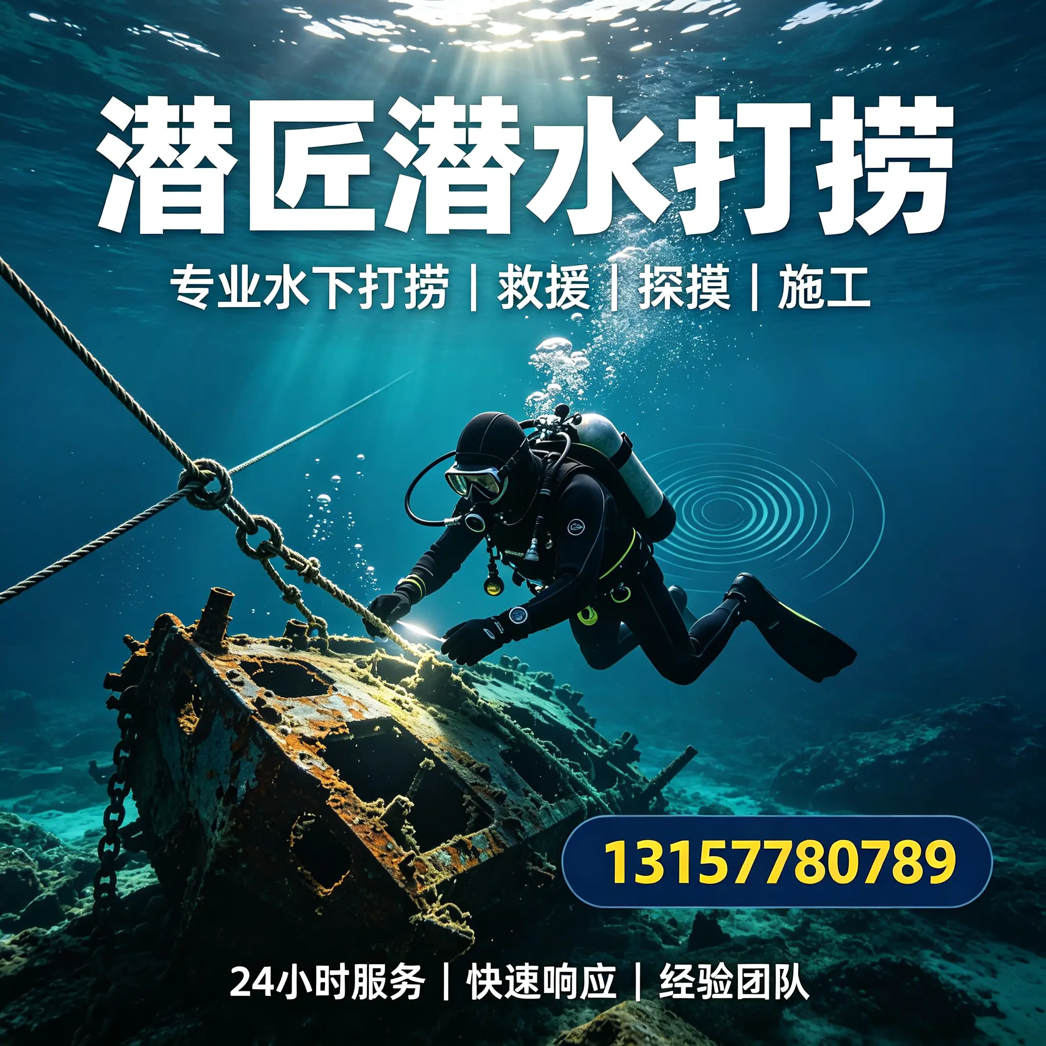 沙坪坝水下打捞作业服务产品